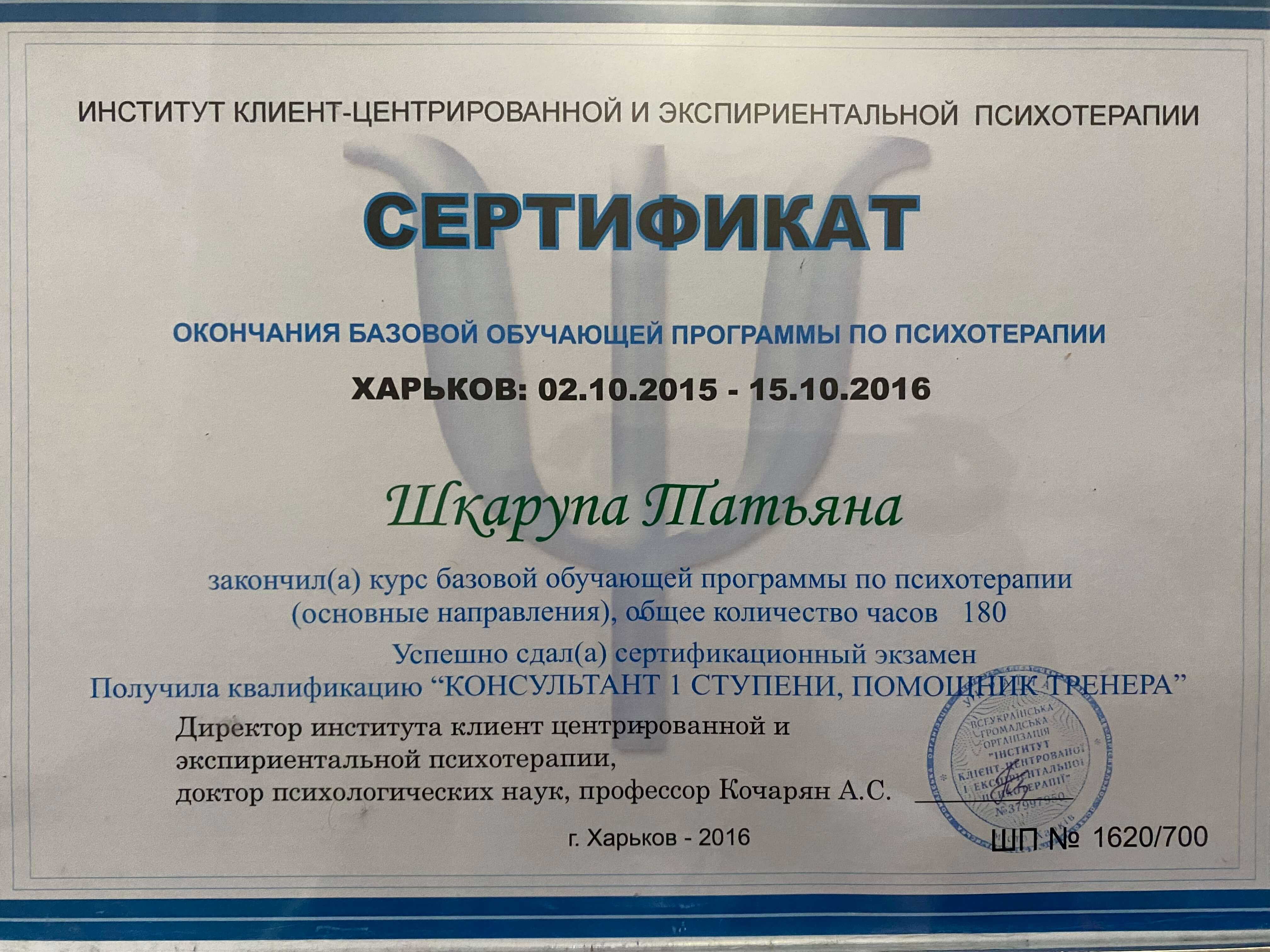 Сертификат 1 Татьяна Шк...