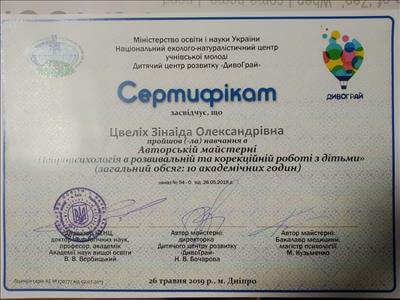 Сертифікат 3 Зіна Цв...