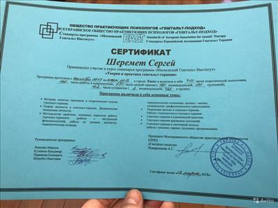 Сертифікат 2 Сергій Ше...
