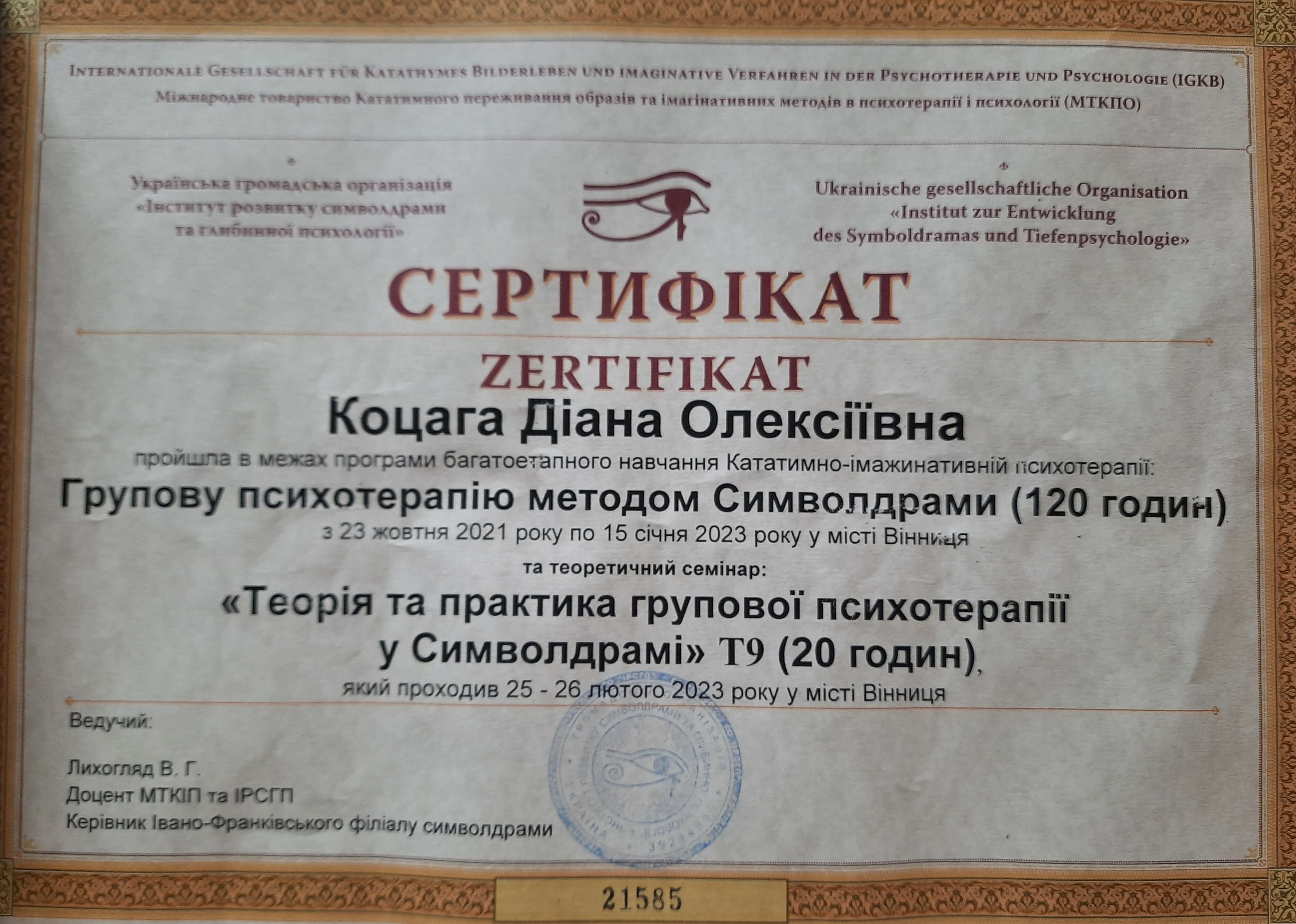 Сертифікат 2 Діана Ко...