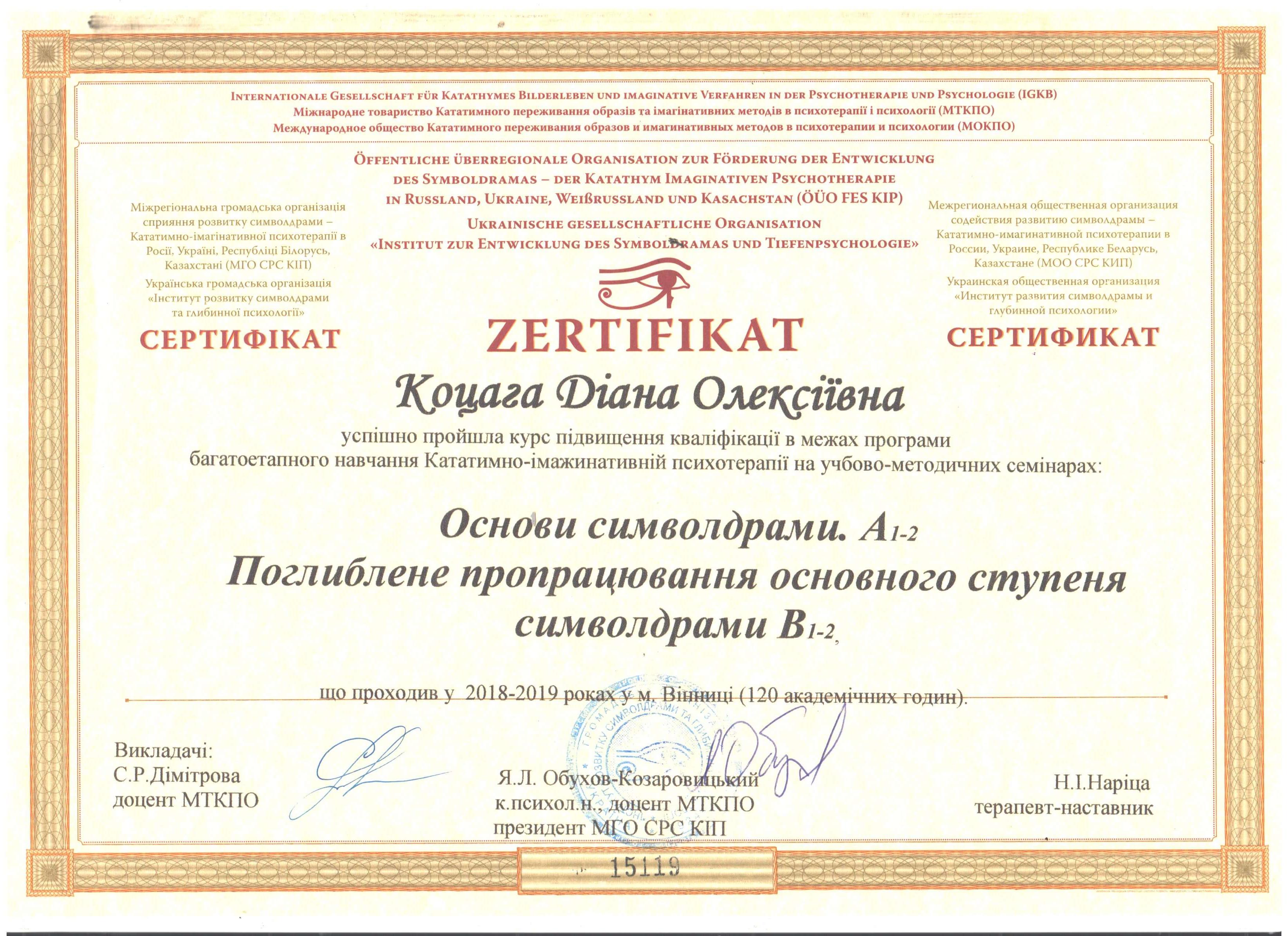 Сертифікат 5 Діана Ко...