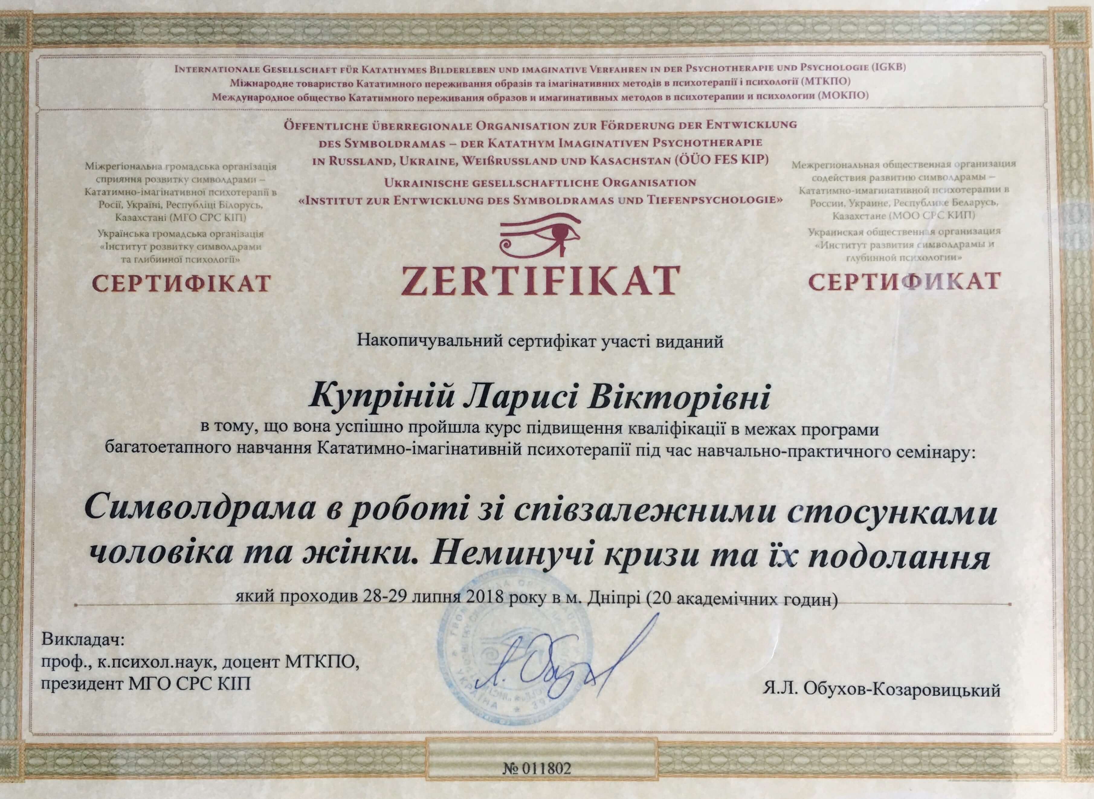 Сертифікат 4 Лариса Ку...