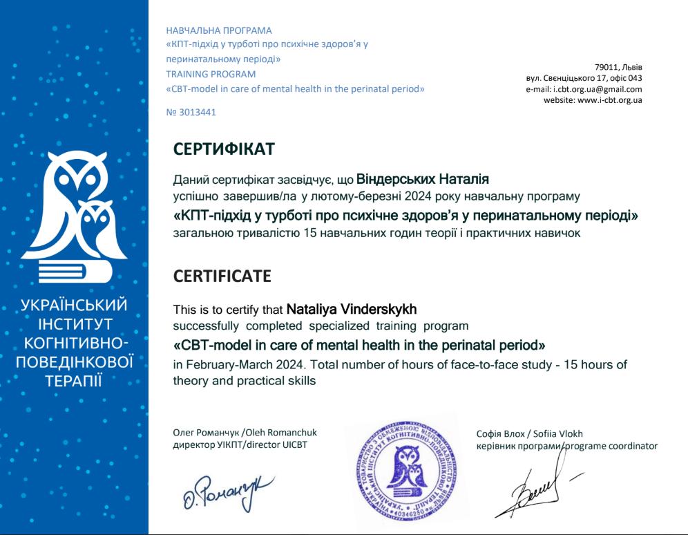 Сертификат 2 Наталья  Ви...