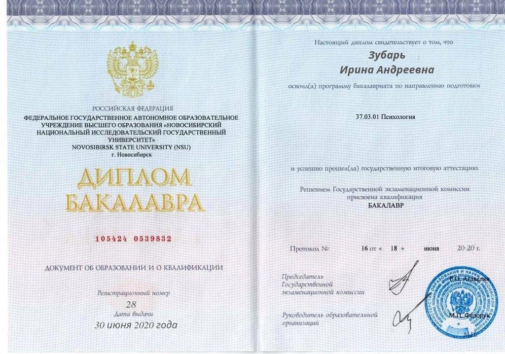 Сертификат 1 Ирина Зу...
