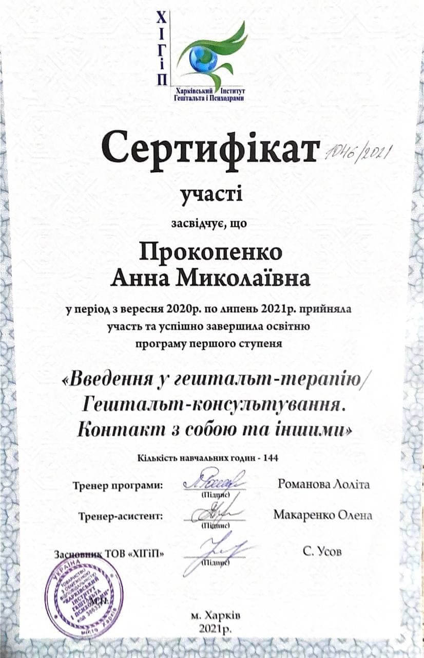 Сертификат 2 Анна Пр...