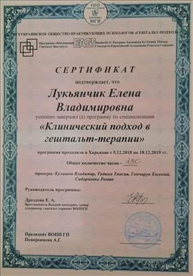 Сертифікат 3 Олена Лу...