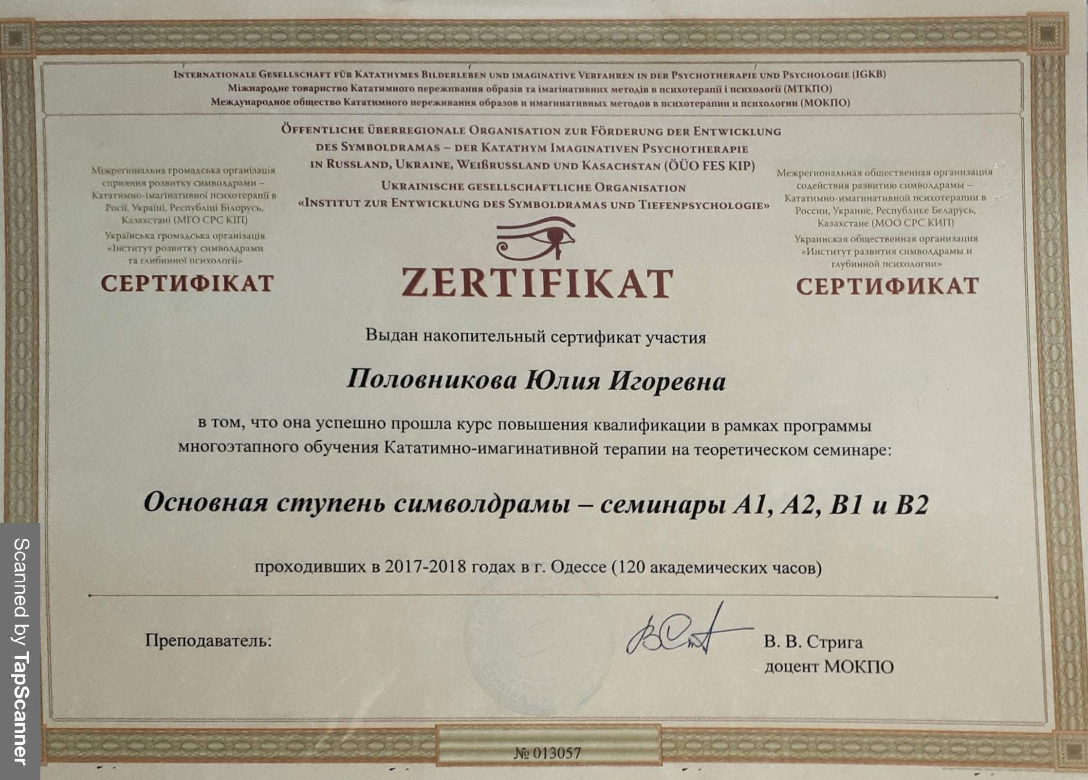 Сертификат 2 Юлия По...