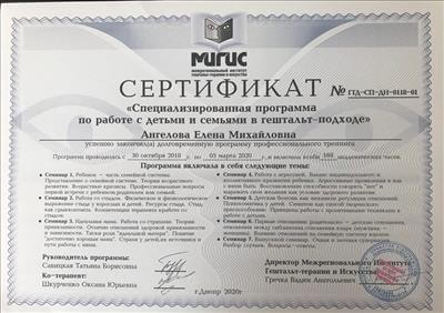 Сертифікат 2 Олена Ан...