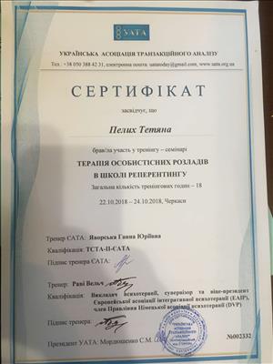 Сертификат 3 Татьяна Пе...