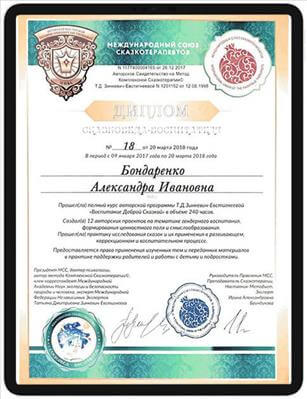 Сертификат 2 Александра  Бо...