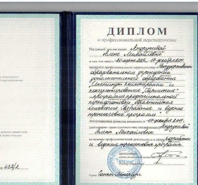 Сертифікат 4 Олена Ан...