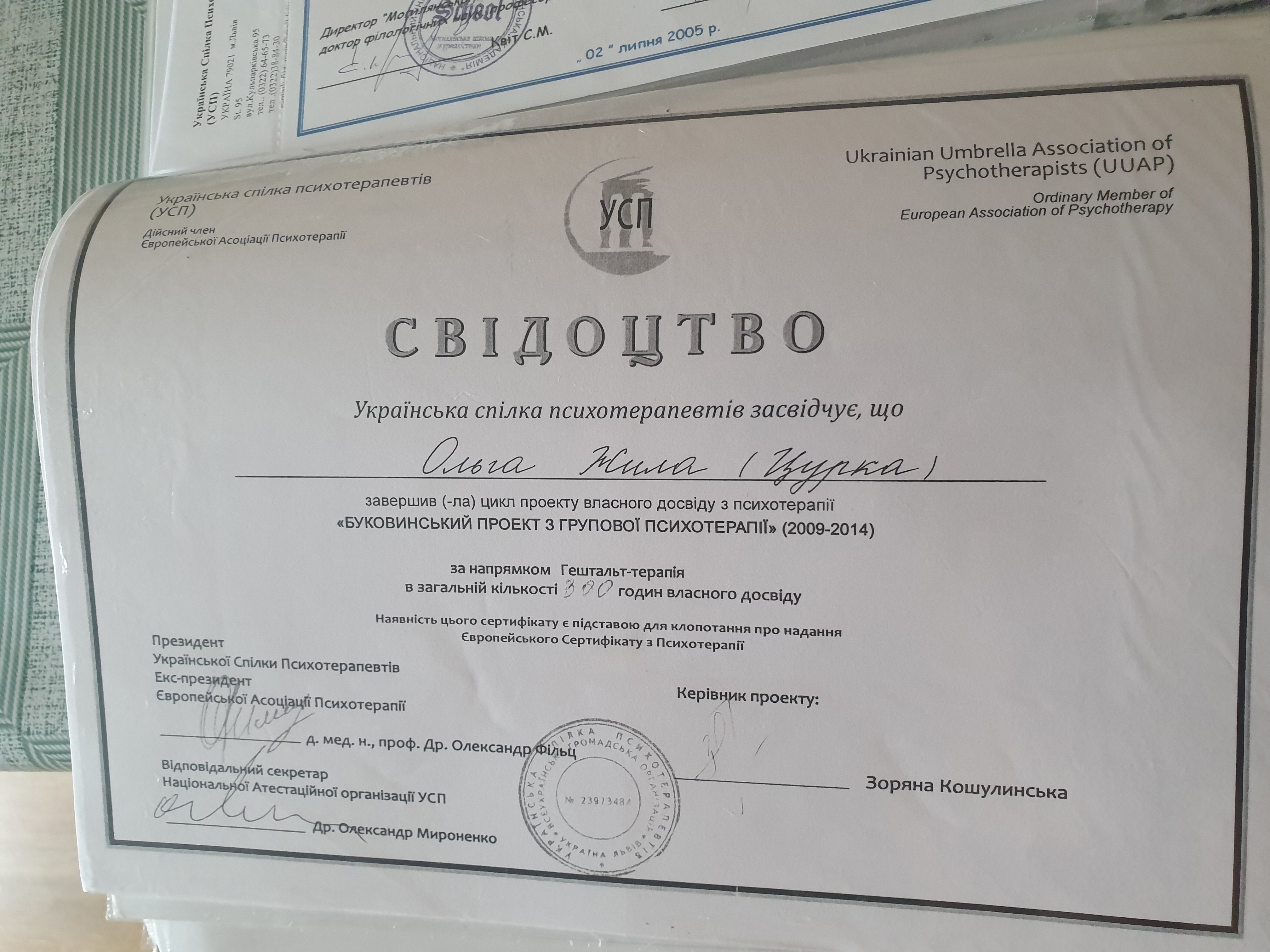 Сертифікат 3 Ольга Цу...