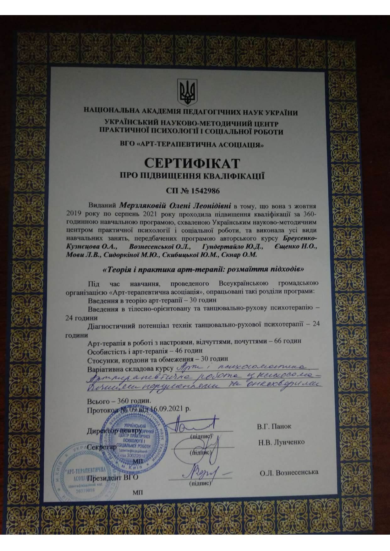 Сертификат 2 Елена Ме...