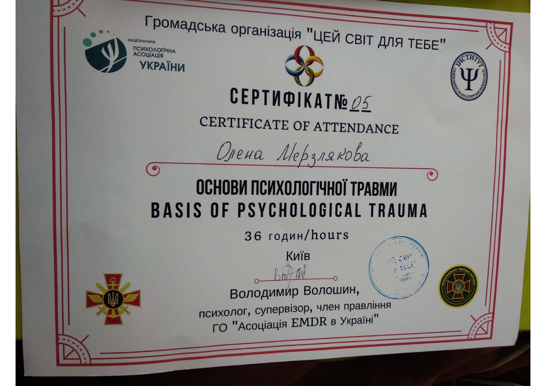 Сертификат 4 Елена Ме...