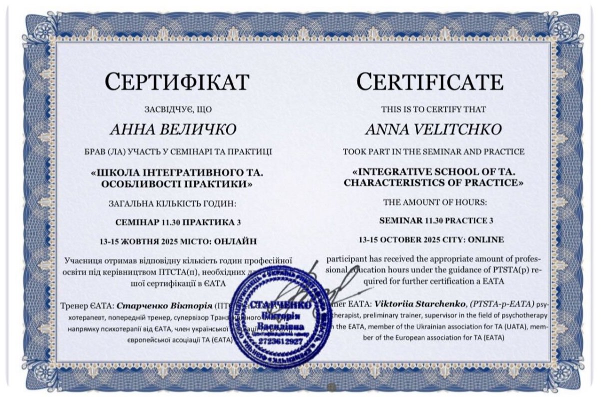 Європейська асоціація ТА (ЄАТА), Школа інтегративного ТА. Особливості практики
