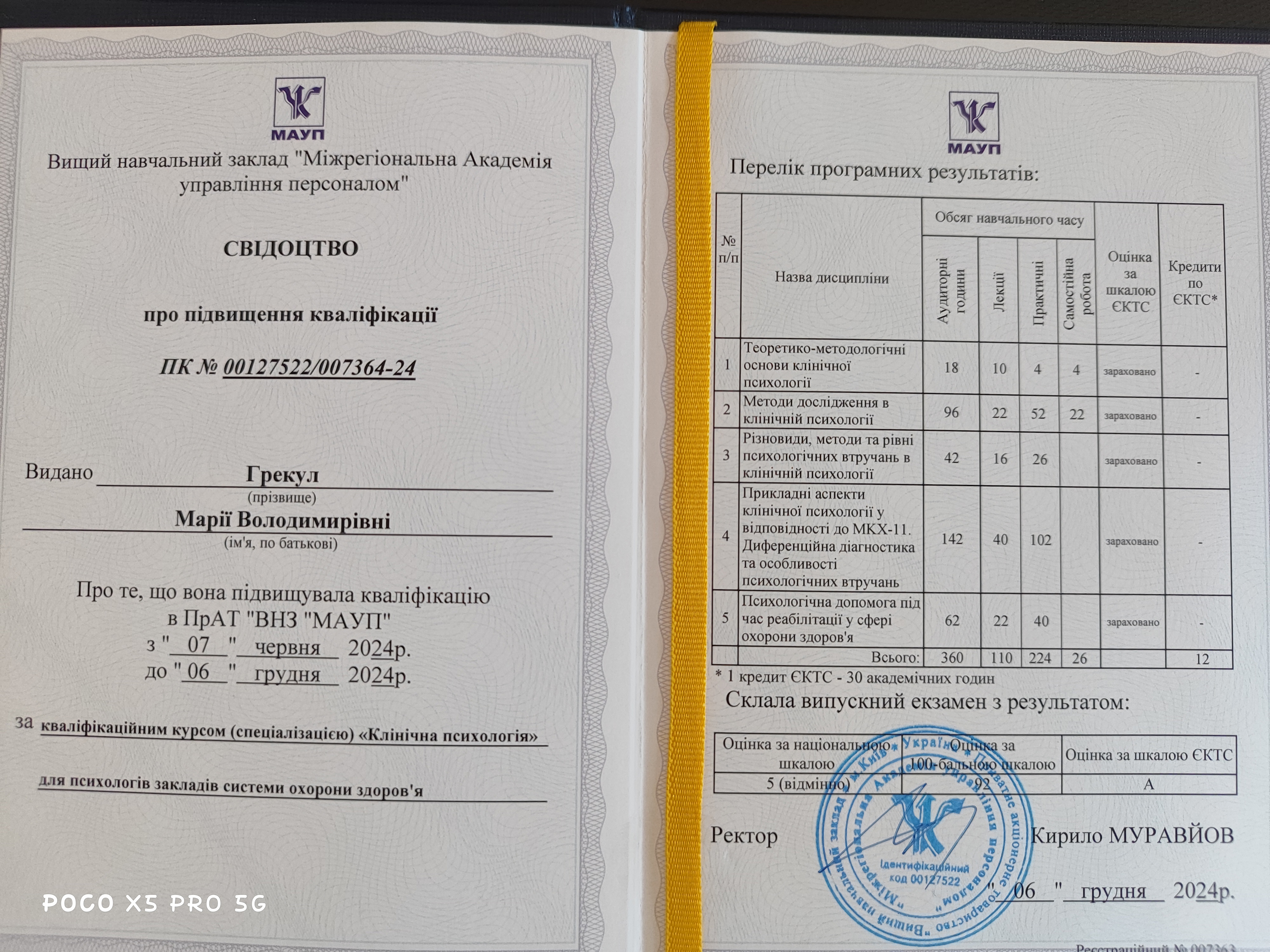 Сертифікат 2 Марія Гр...