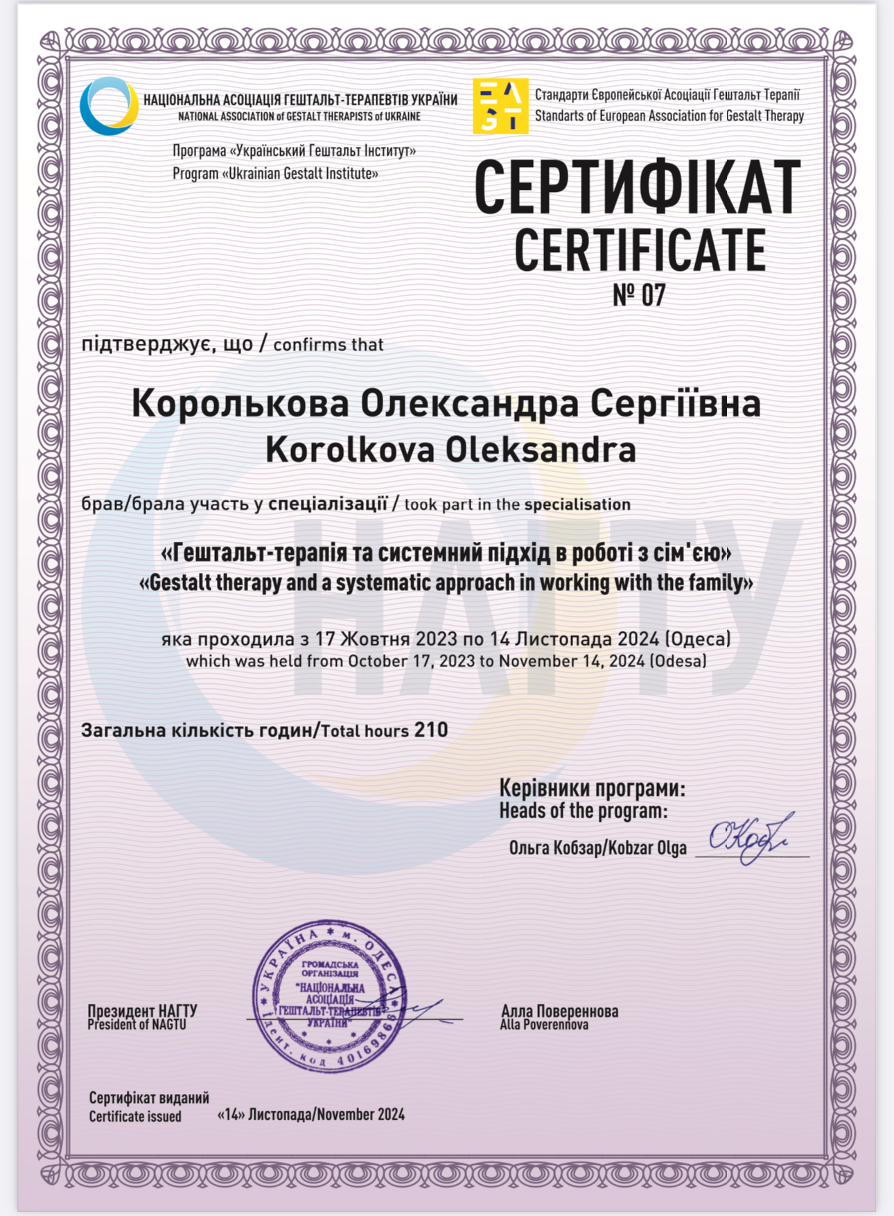 Сертифікат 2 Олександра Ко...