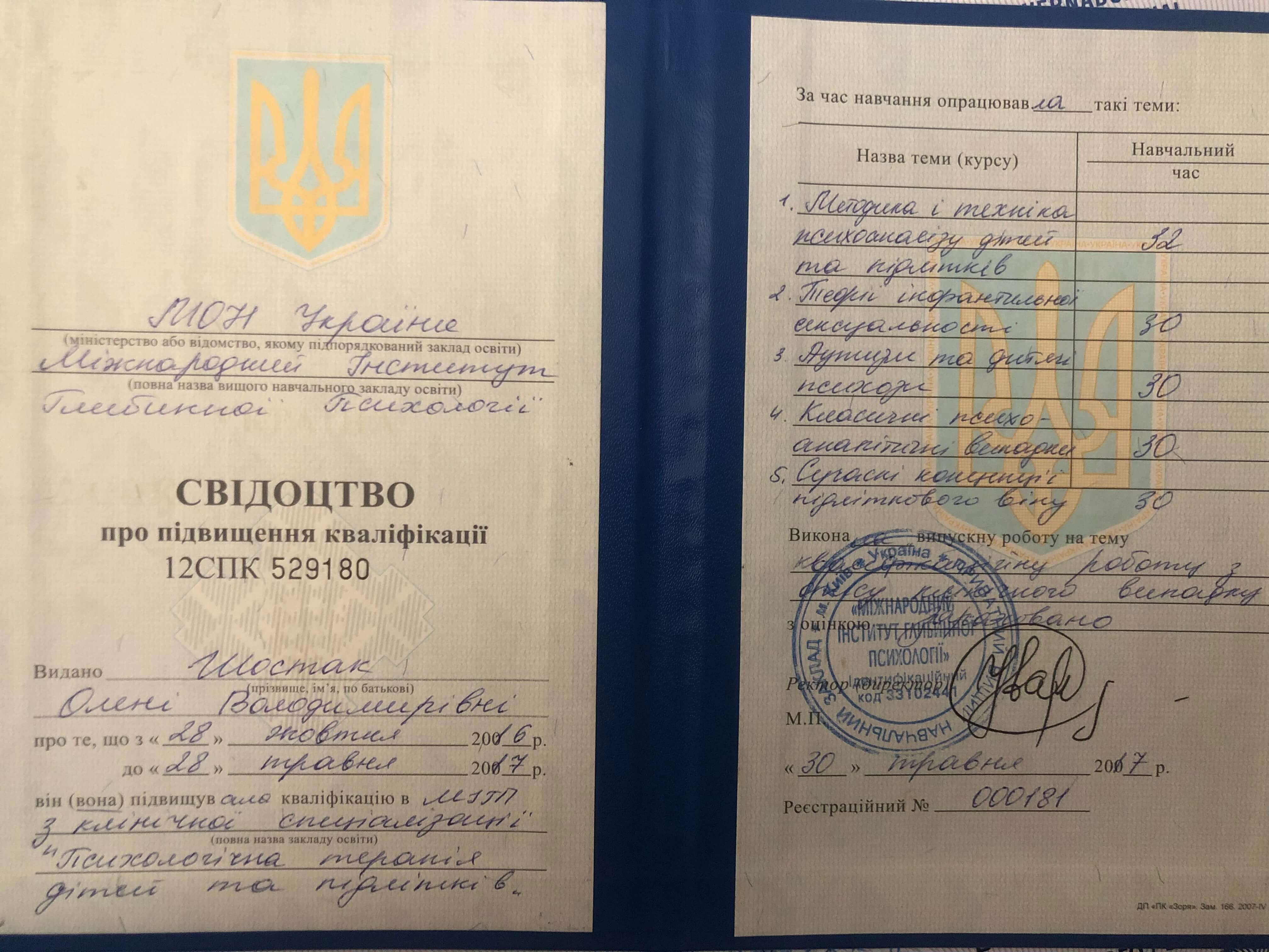 Сертификат 3 Aлёна Шо...