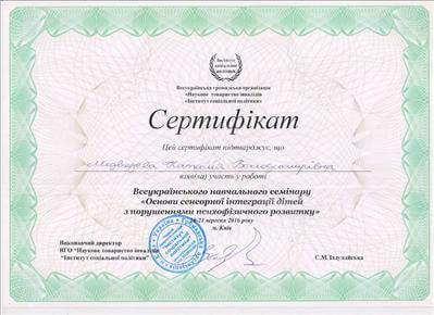 Сертификат 2 Наталія Ме...