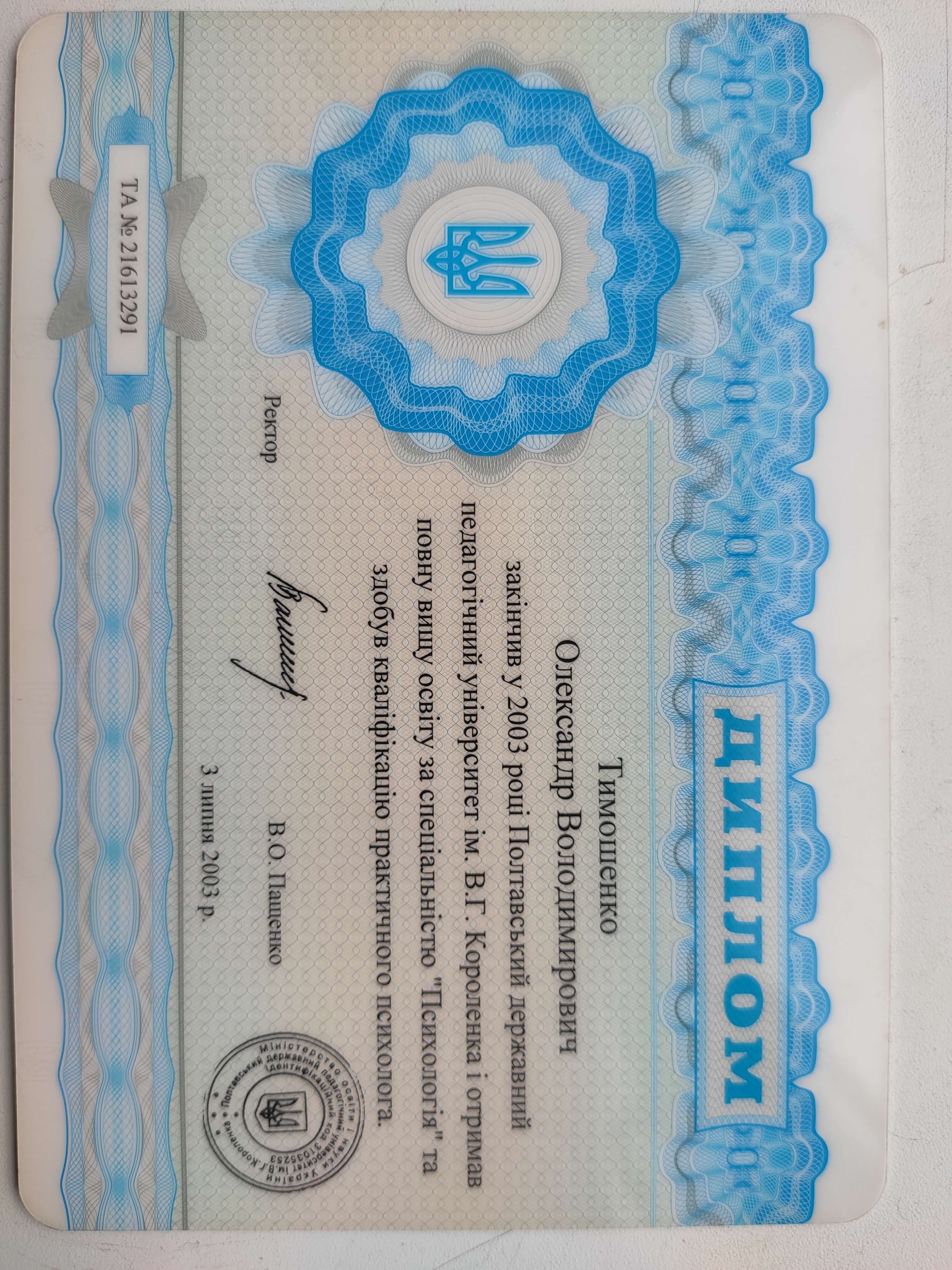 Сертификат 1  Александр Ти...