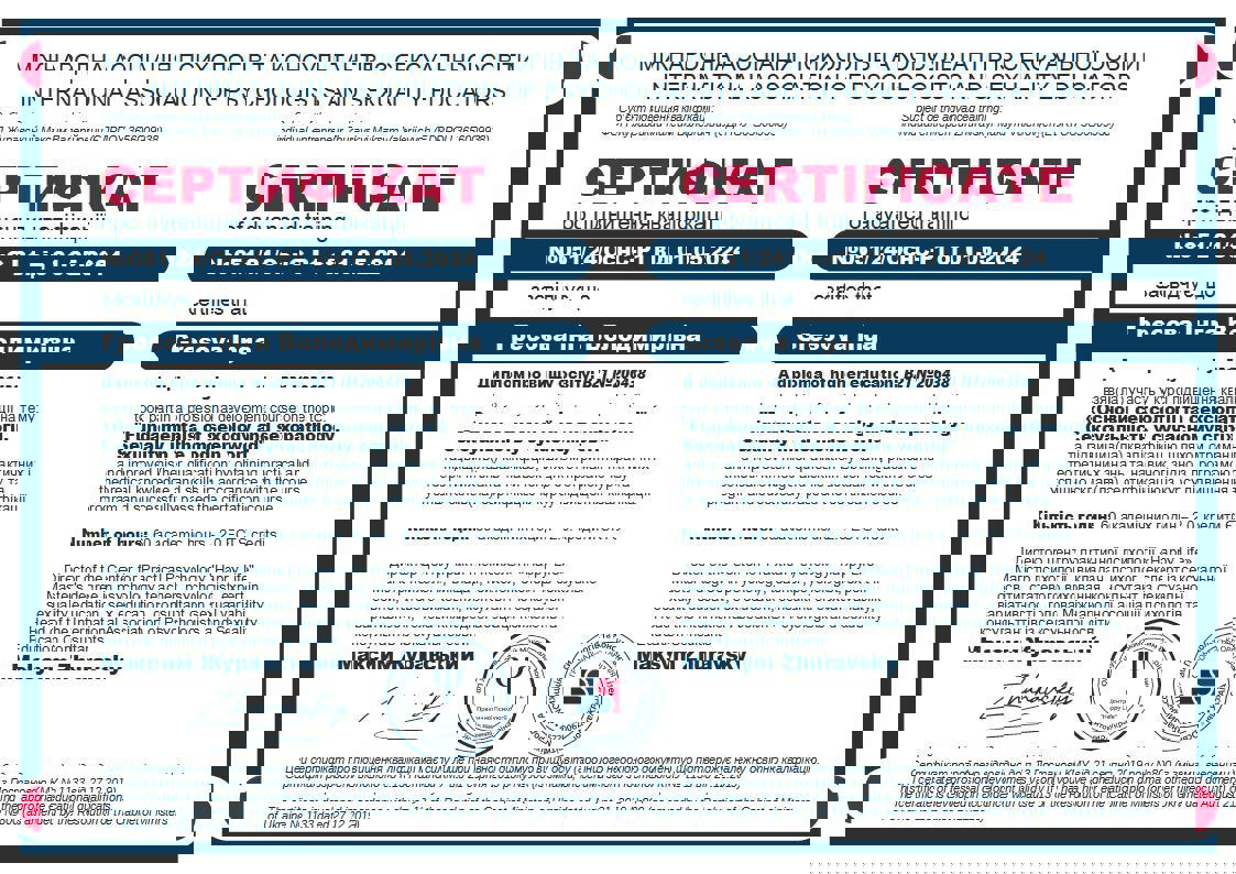 Сертифікат 4 Інга Гр...