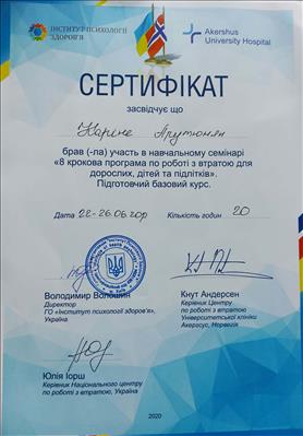 Сертификат 4 Карине Ар...