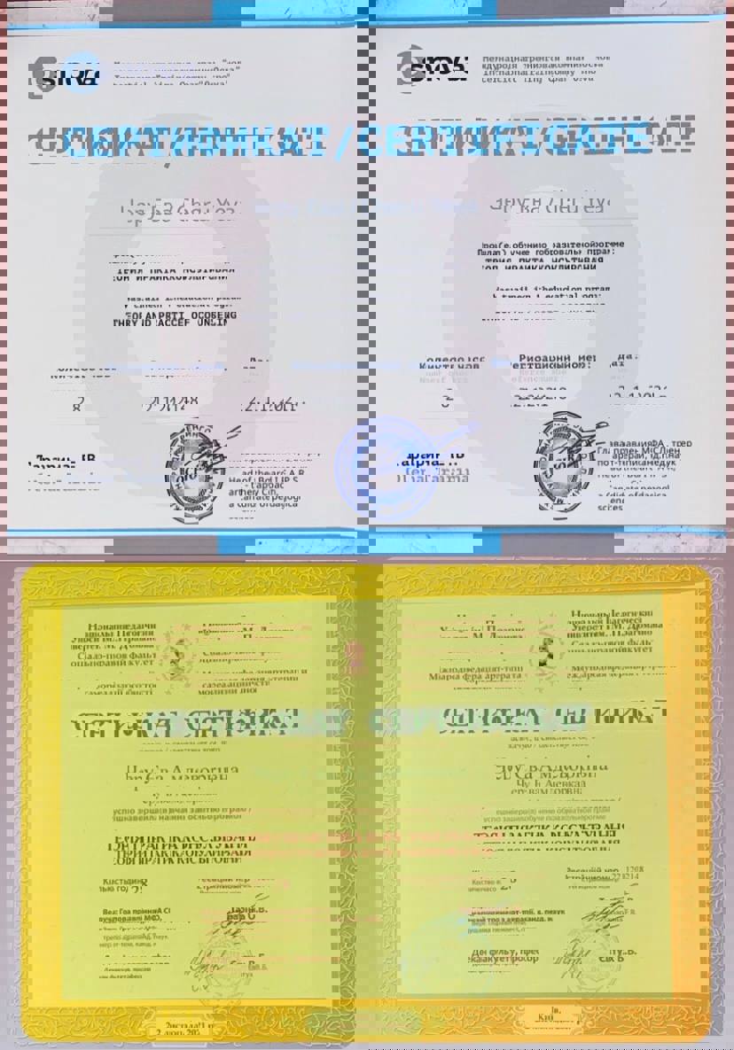 Сертифікат 3 Єва Че...