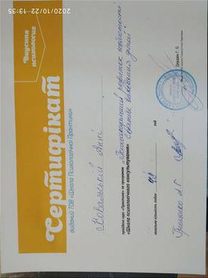 Сертифікат 3 Анна Ко...