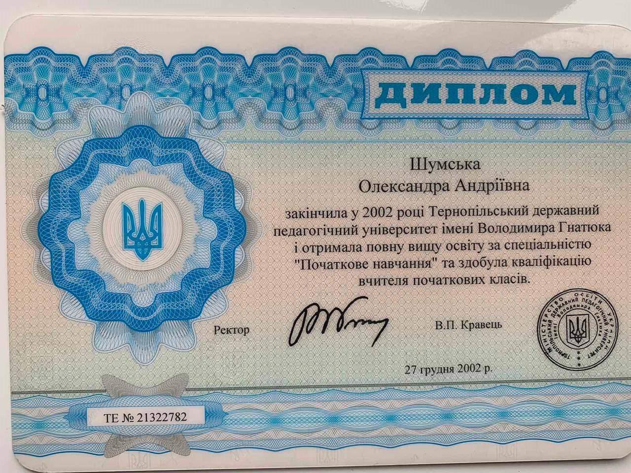 Сертифікат 1 Олександра Зе...