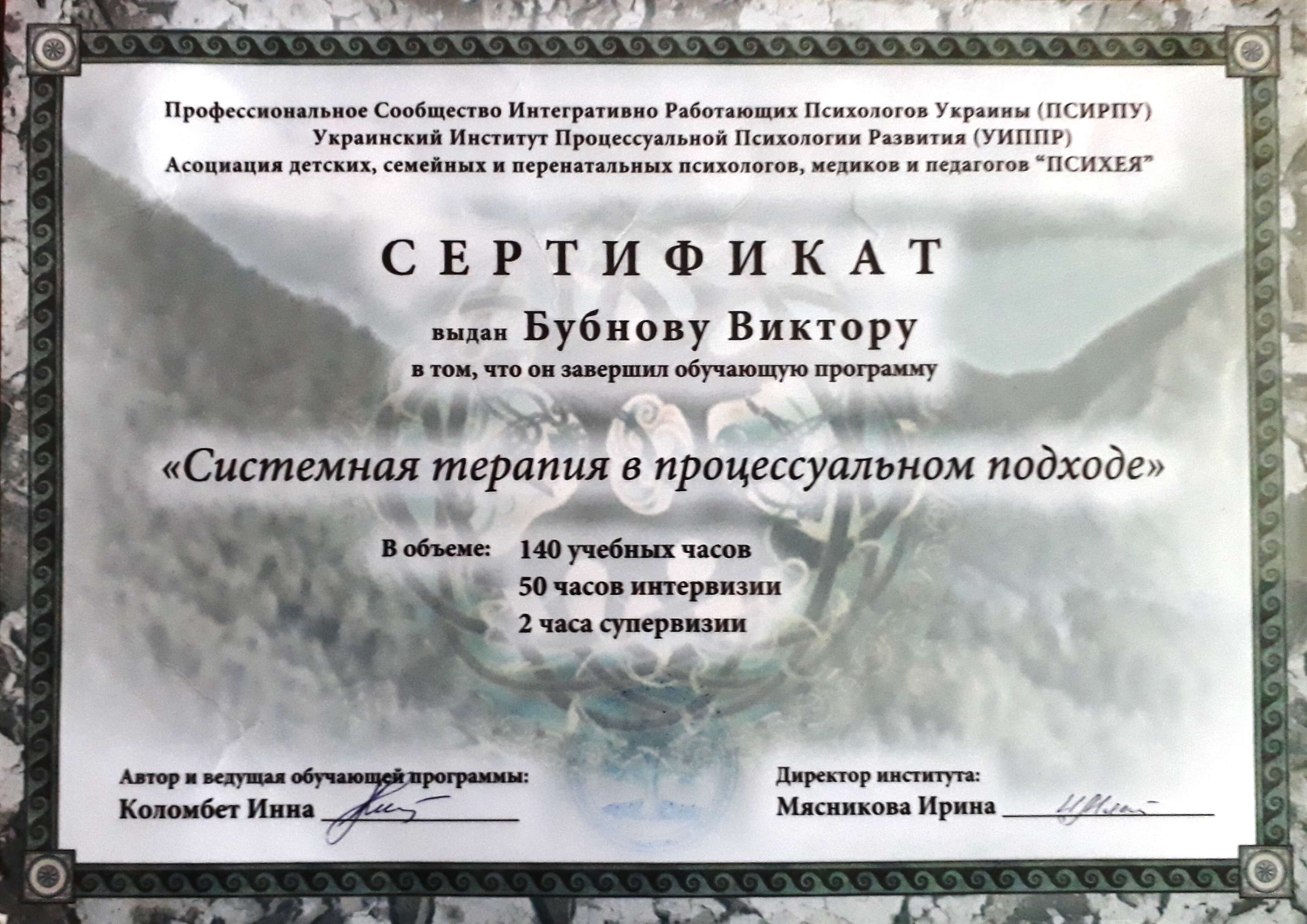 Сертификат 2 Виктор Бу...