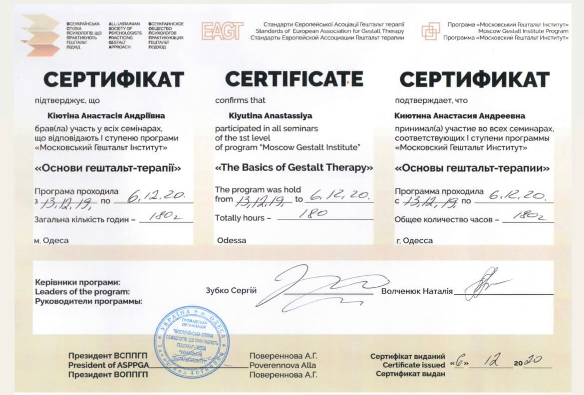 Сертификат 2 Анастасия  Ки...