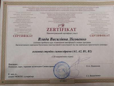 Сертифікат 2 Влада Ли...