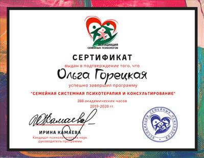 Сертификат 2 Ольга Го...