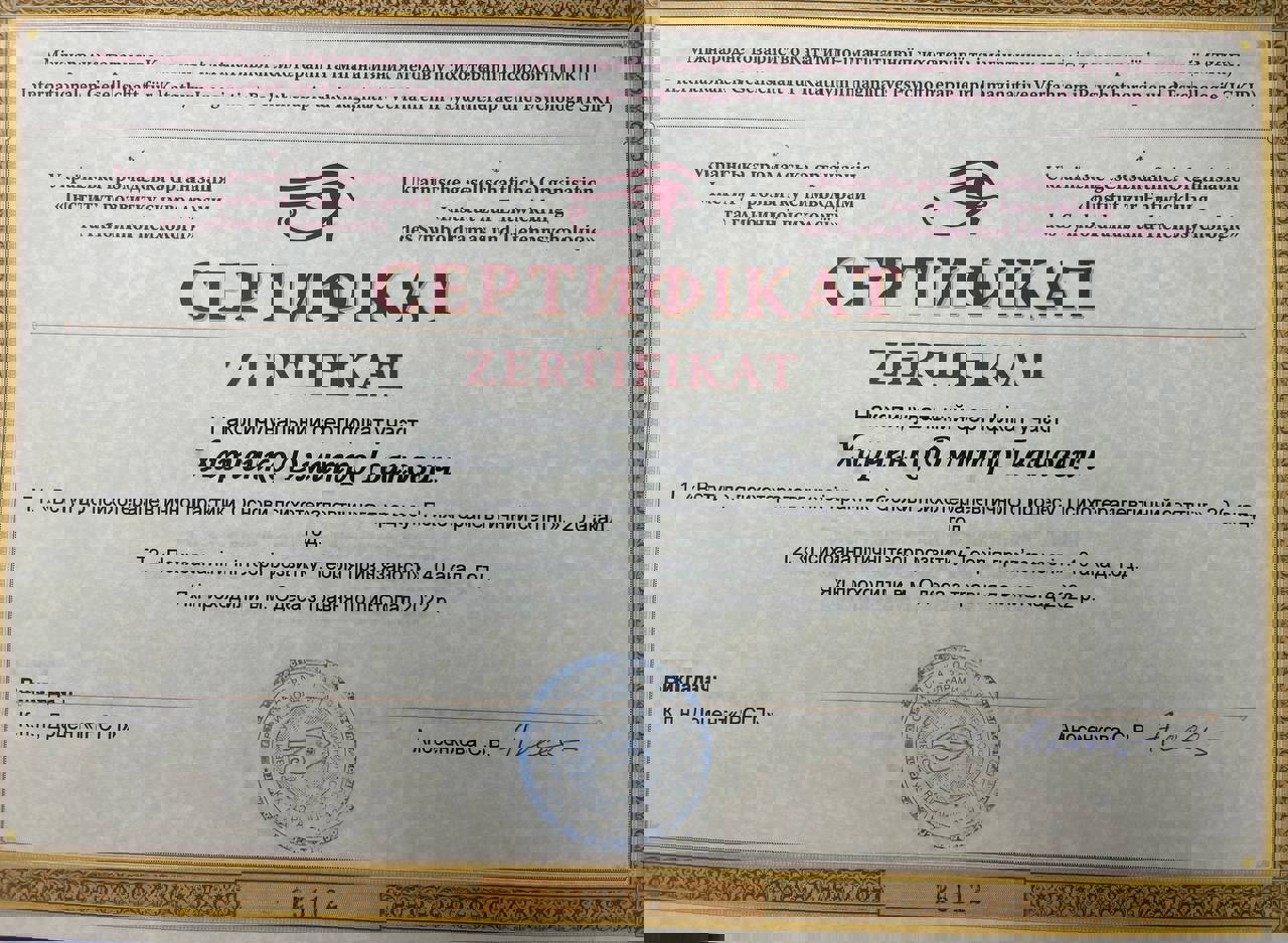 Сертификат 3 Дмитрий  Ха...