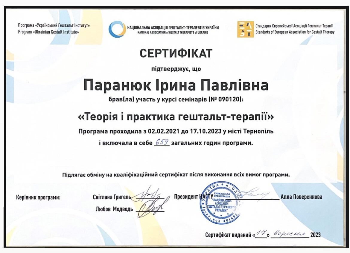 Сертифікат 2 Ірина Па...