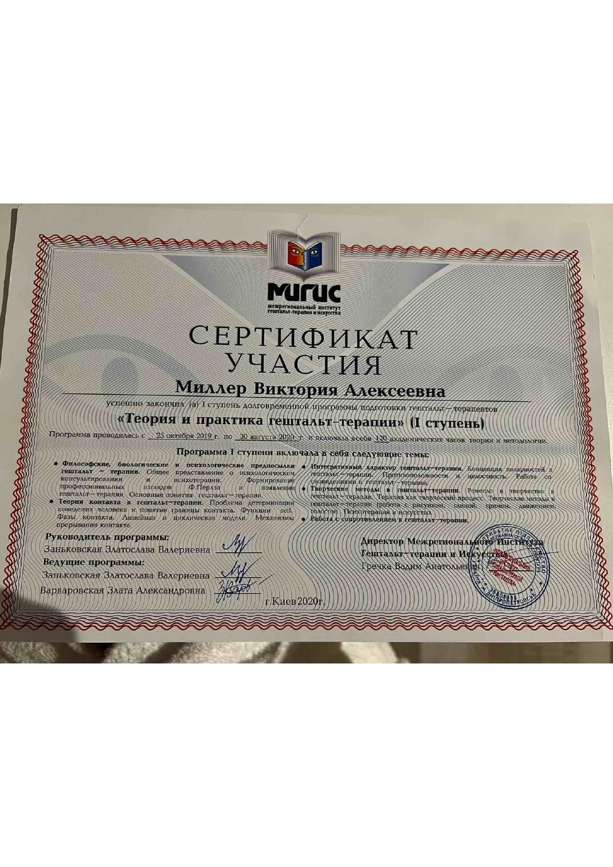 Сертификат 2 Виктория Ми...