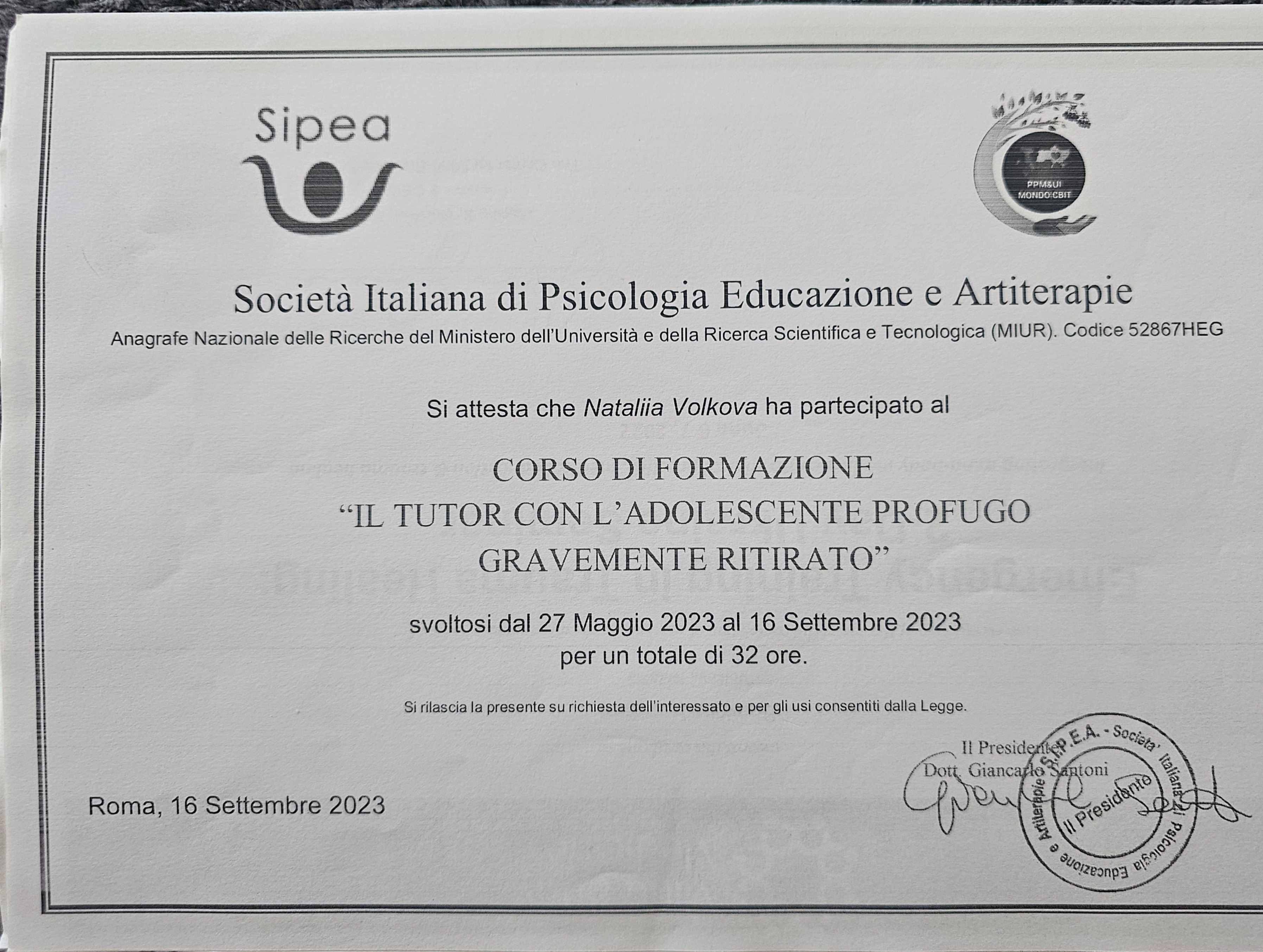 Сертификат 3 Наталия Во...