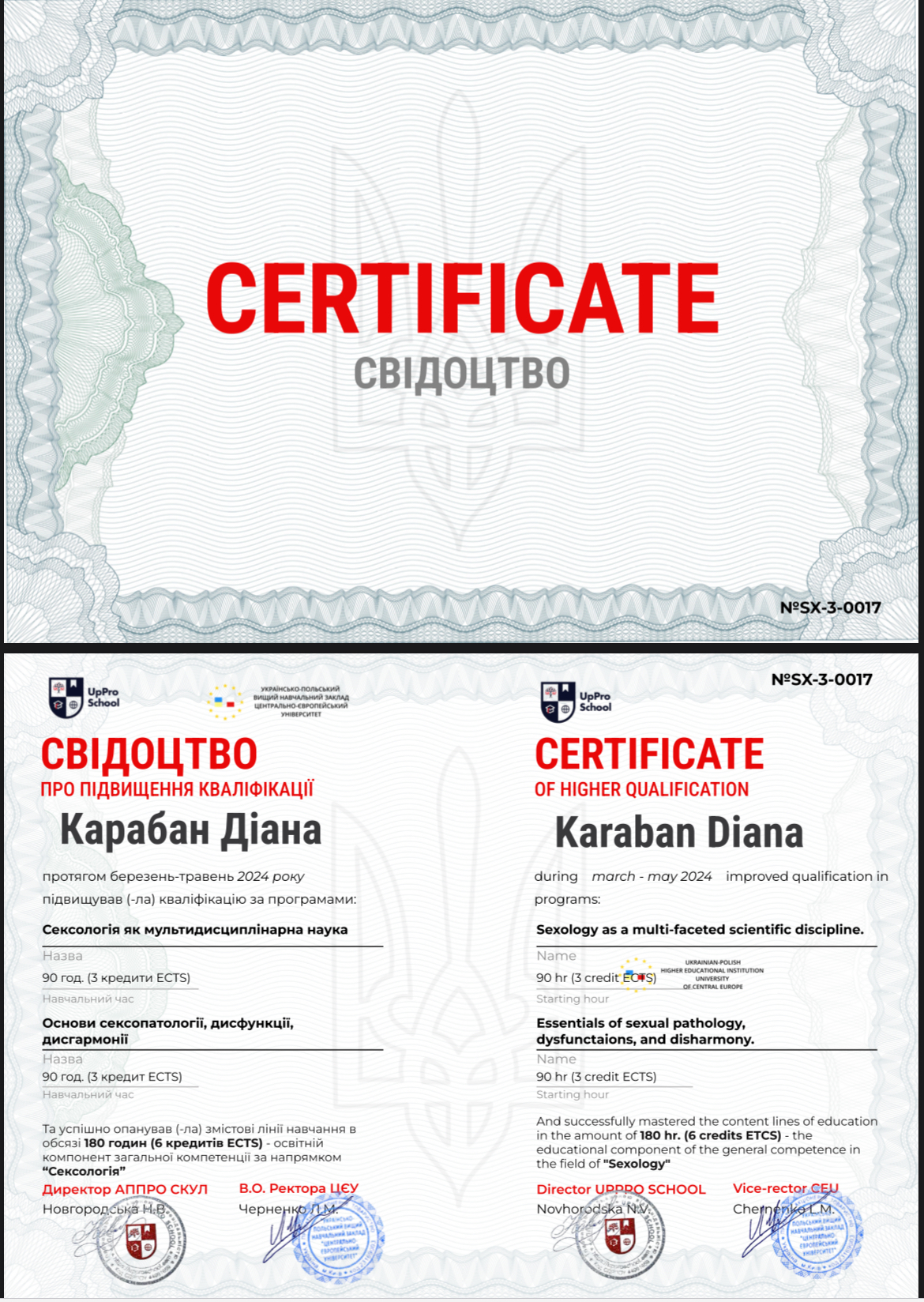 Сертифікат 5 Діана  Ка...