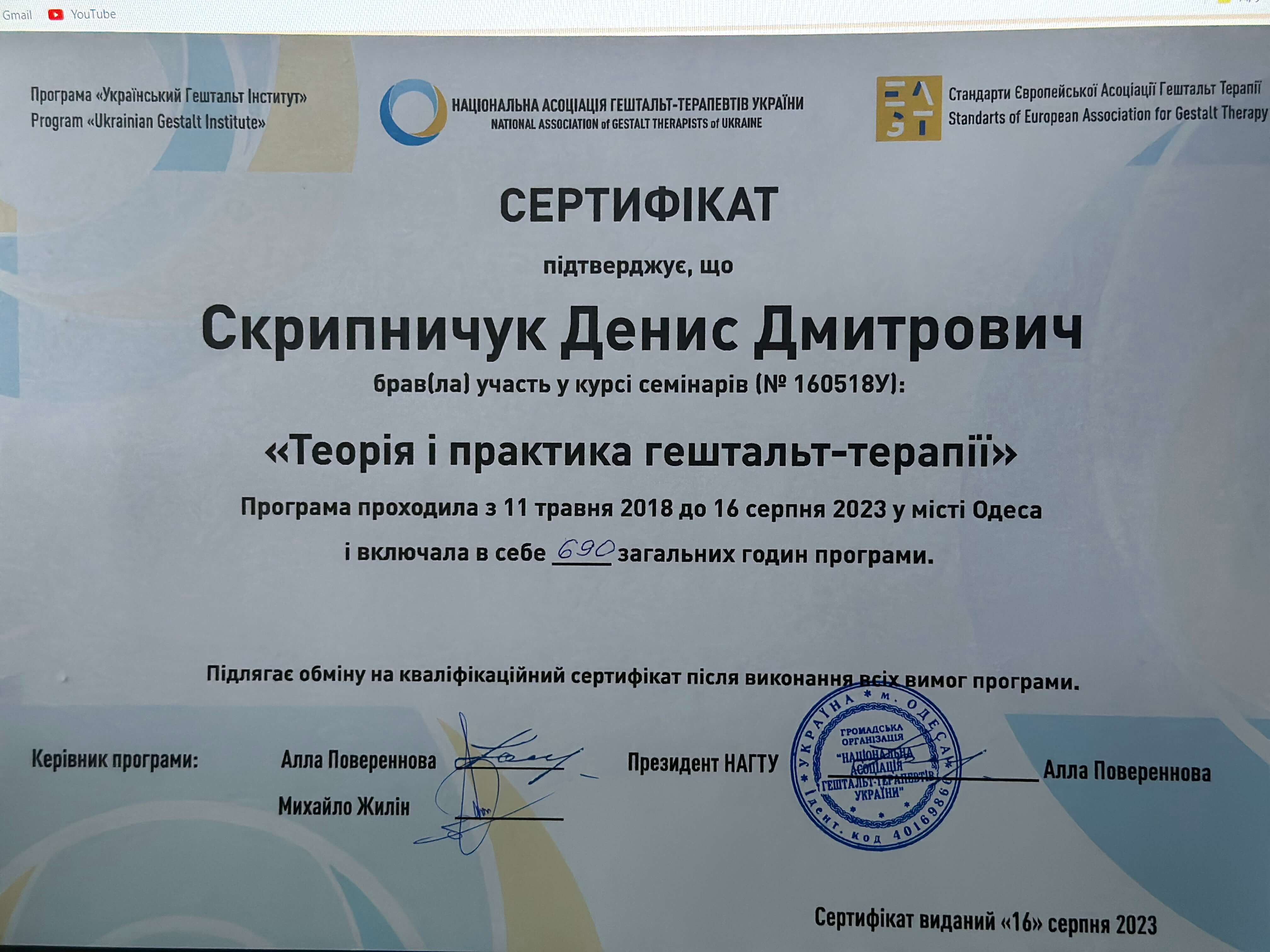 Сертифікат 2 Денис Ск...