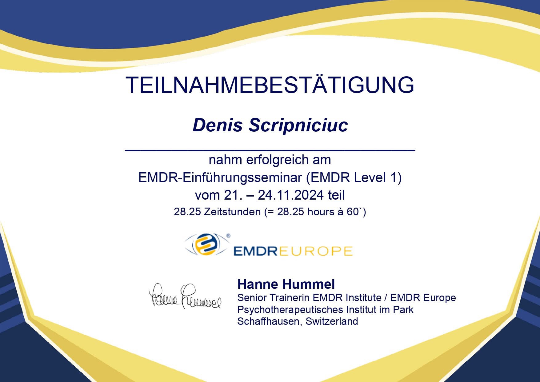 Сертифікат 4 Денис Ск...