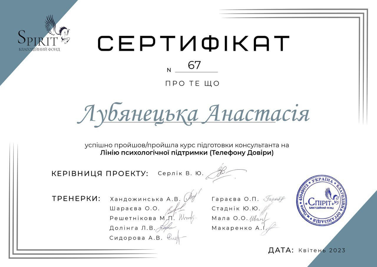 Сертификат 2 Анастасия Лу...