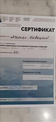Сертификат 2 Марьян Ка...
