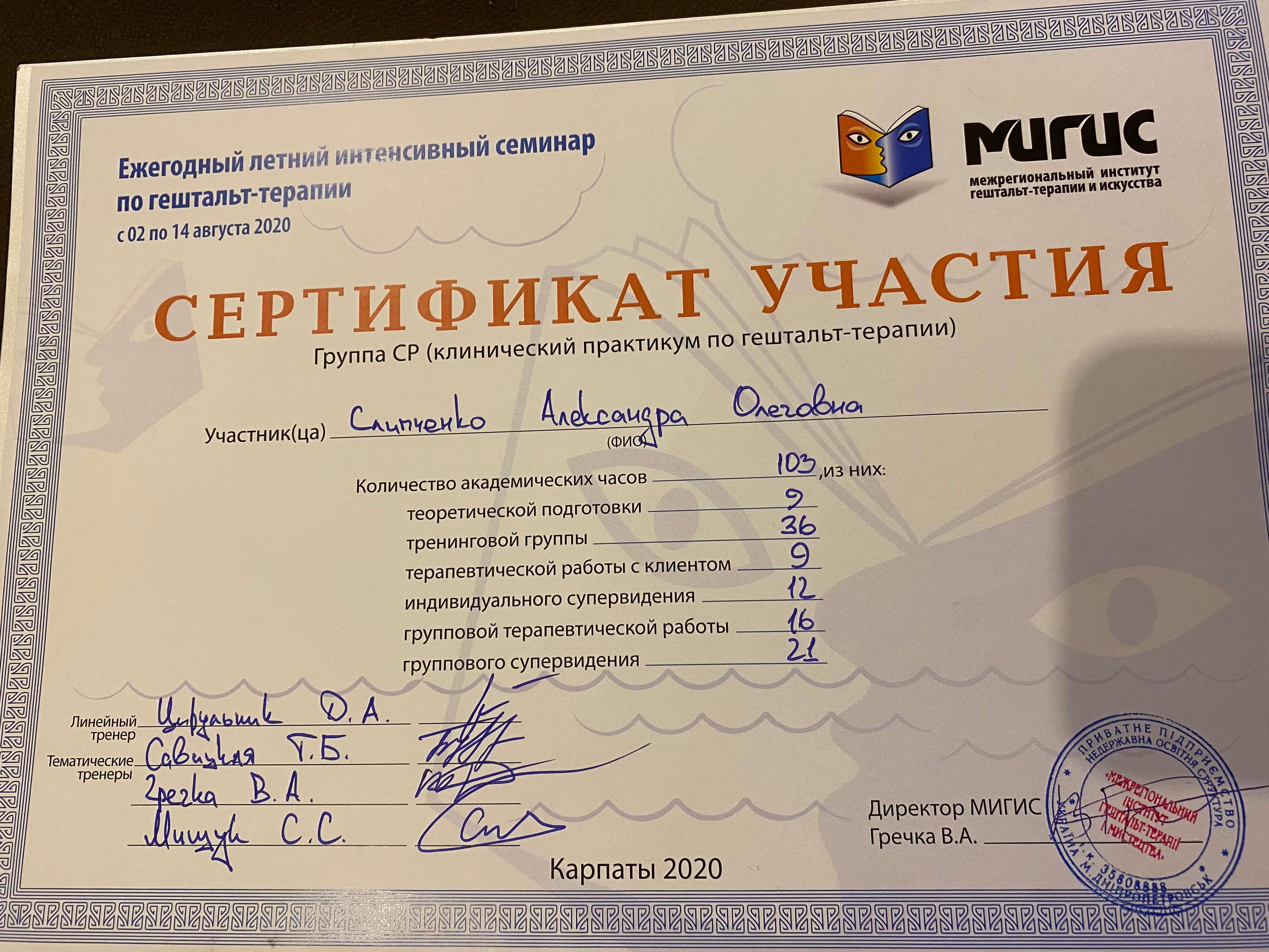 Сертификат 2 Александра Сл...