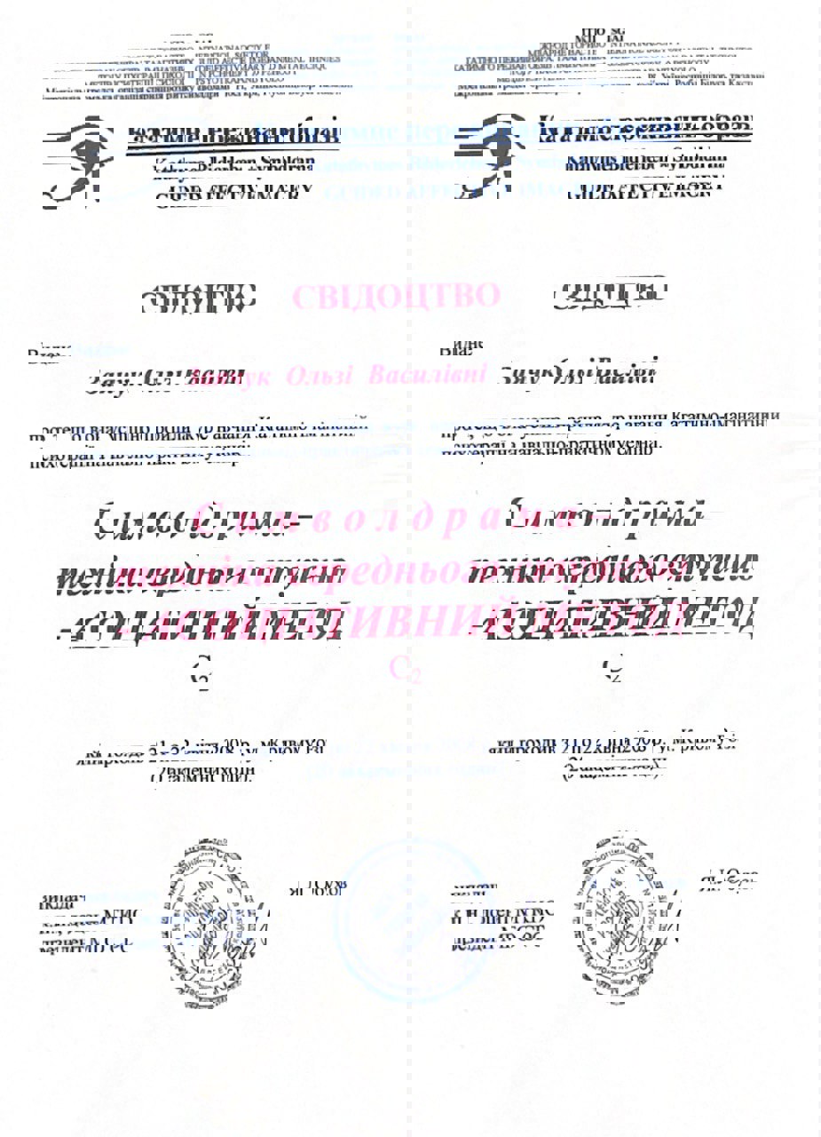 Сертификат 5 Ольга За...