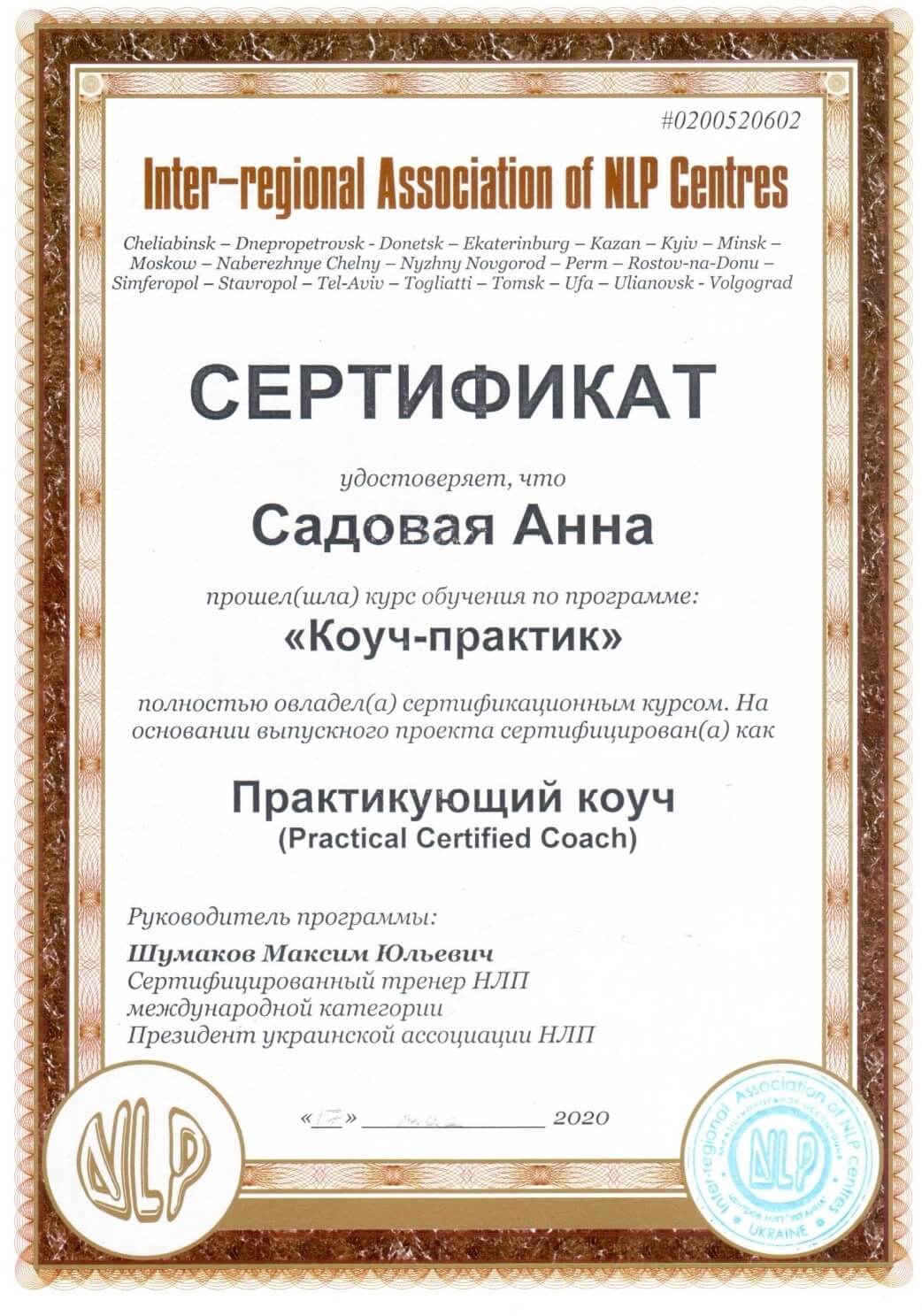 Сертификат 3 Анна Са...