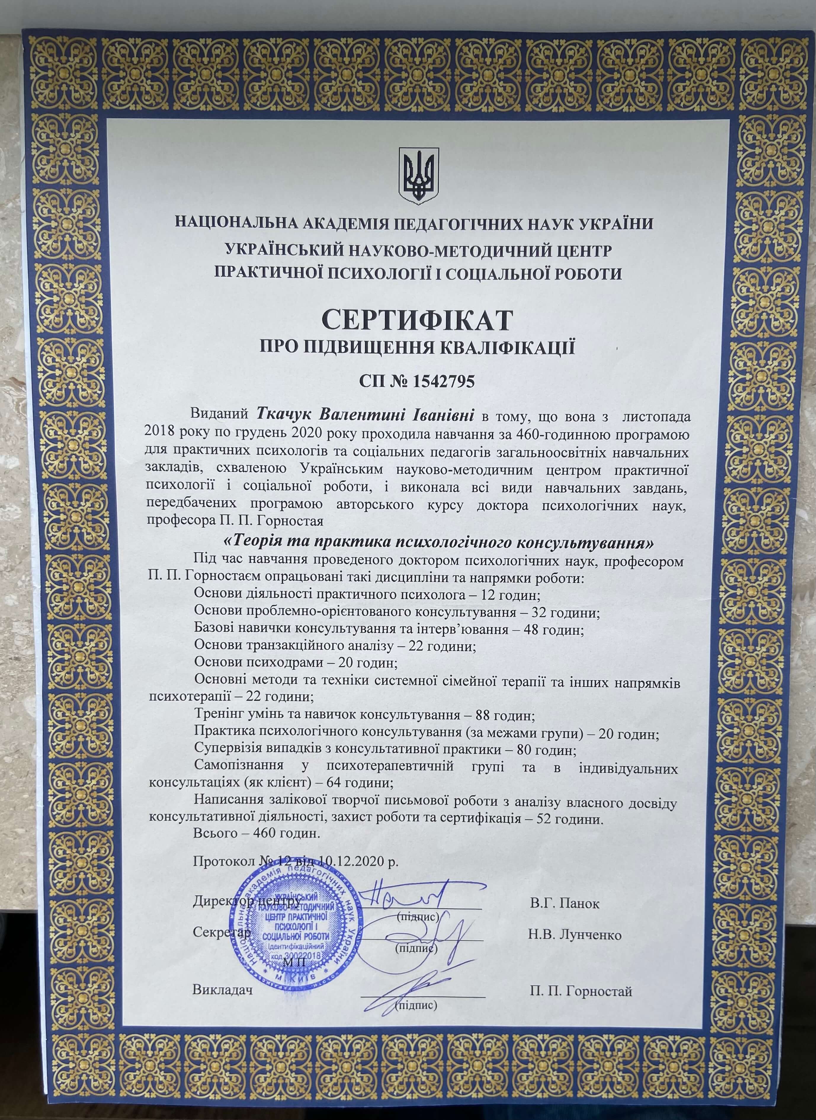 Сертификат 2 Валентина Ви...