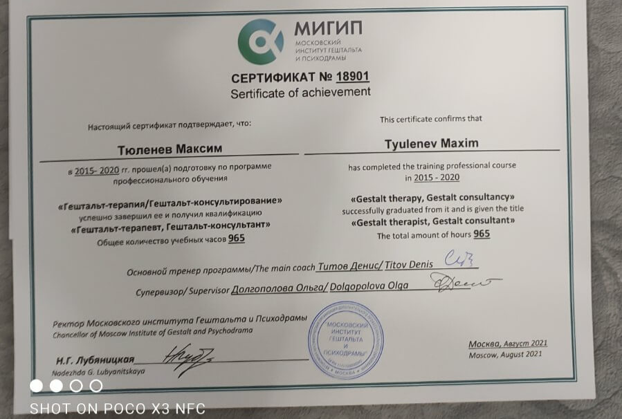 Сертифікат 2 Максим Тю...