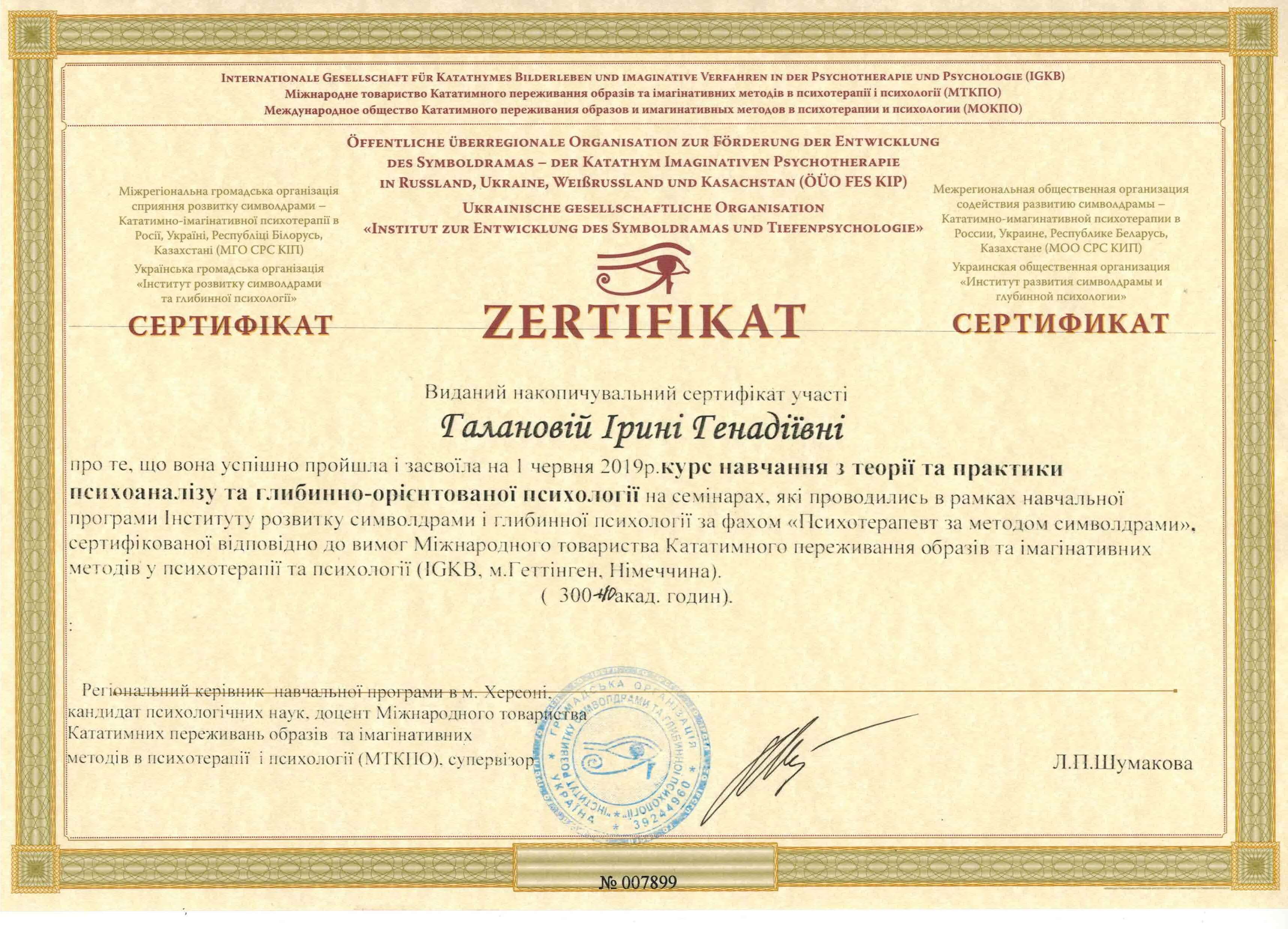 Сертифікат 2 Ірина Га...