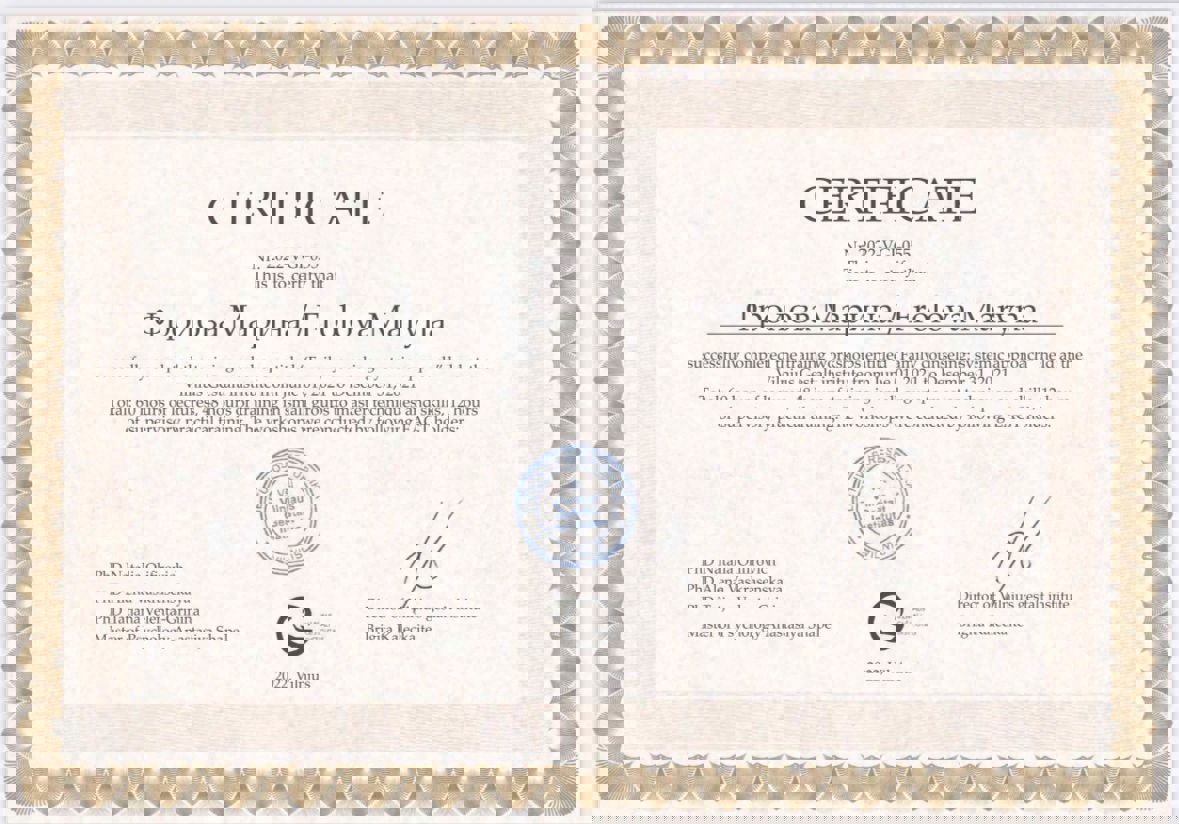 Сертифікат 3 Фролова  Ма...