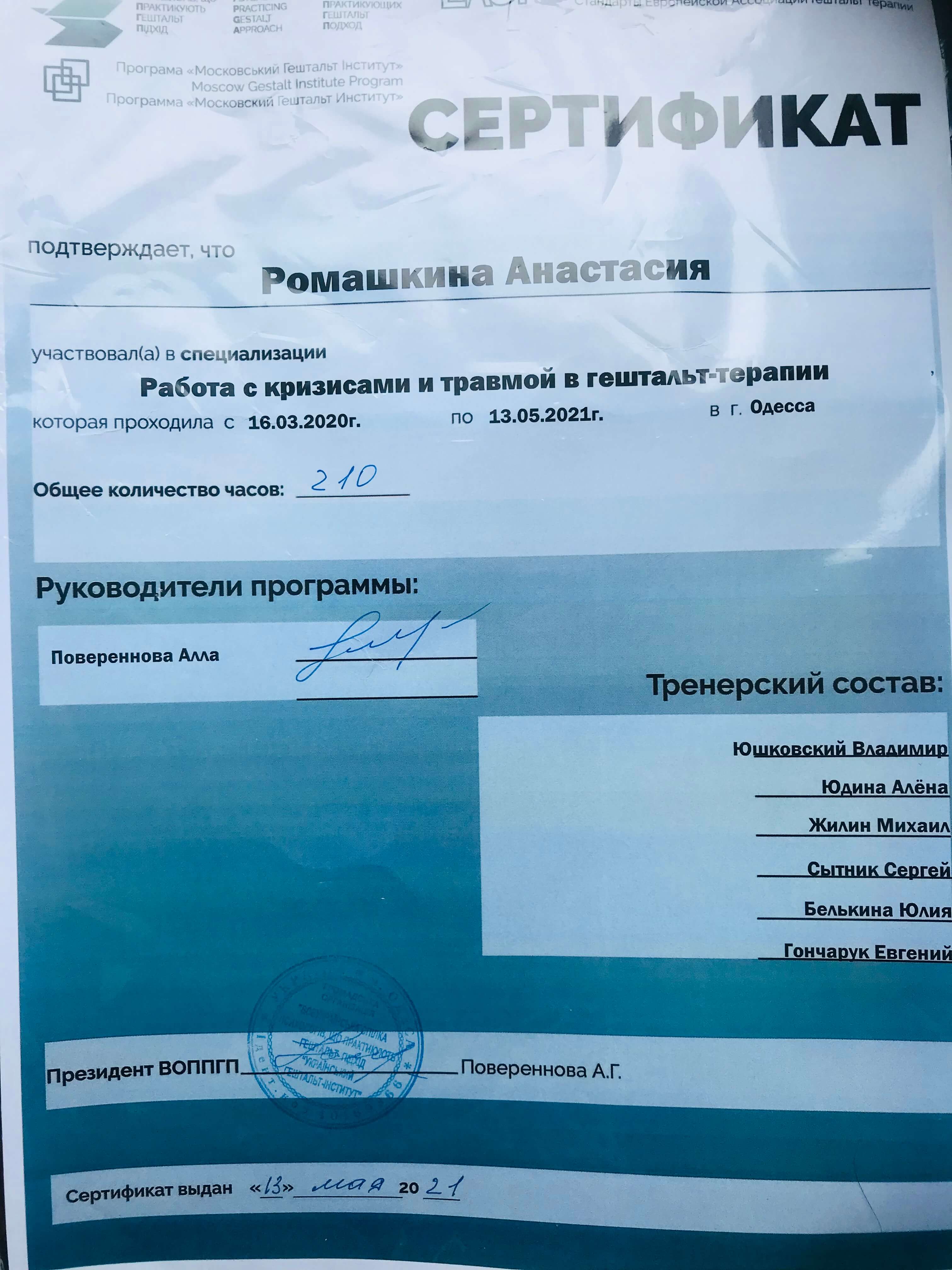 Сертификат 2 Анастасия Ро...